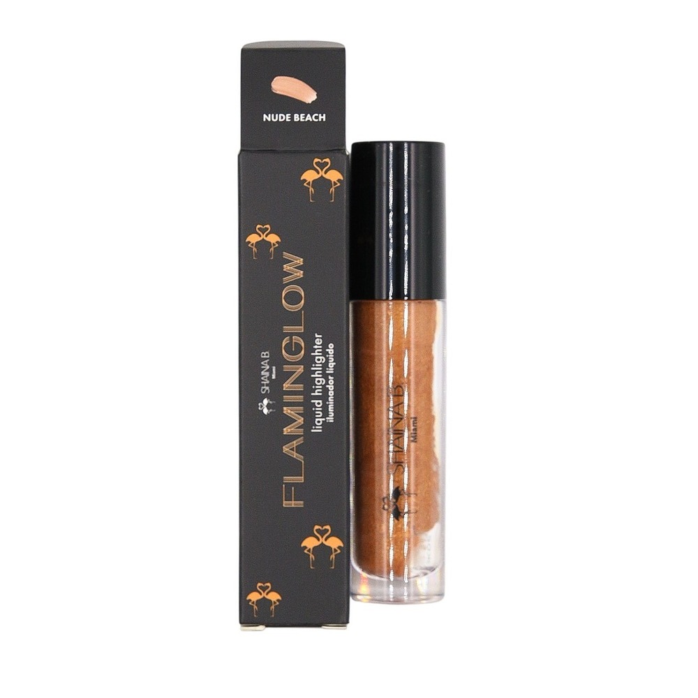Shaina B - Flaminglow Liquid Highlighter - Nude Beach - 0.17 fl oz / 5 ml